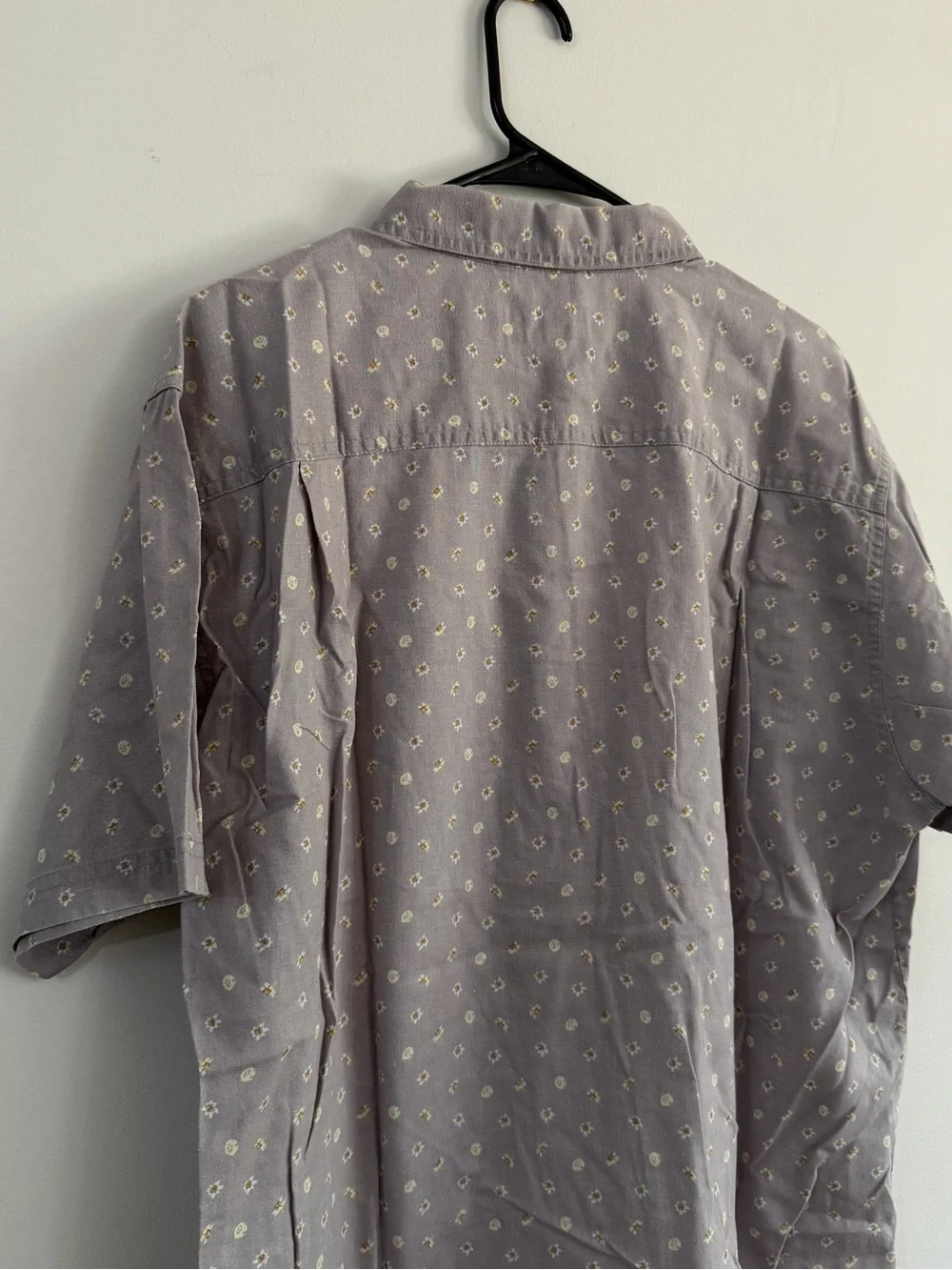 Patagonia Back Step Short Sleeve Shirt Hemp Cotton Floral Button XL Outdoor - Picture 9 of 11